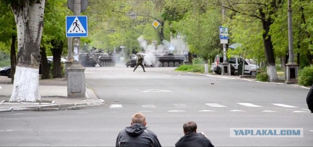 Боевики в центре Грозного