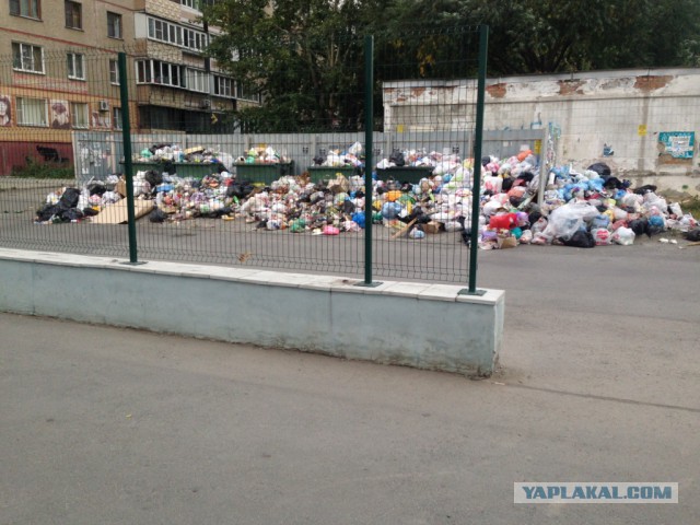 Челябинск завален мусором