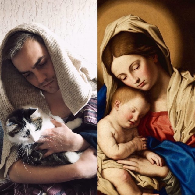 Сидела женщина скучала, косплеила женщину, которая сидела и скучала