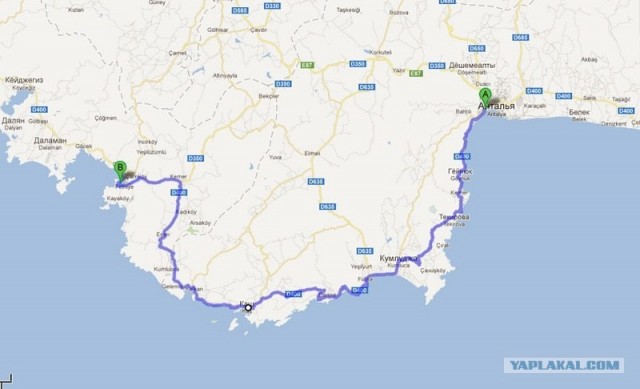 Путешествие Геленджик-Турция