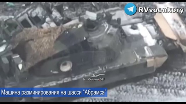 Американские танки Abrams впервые заметили к северо-западу от Авдеевки