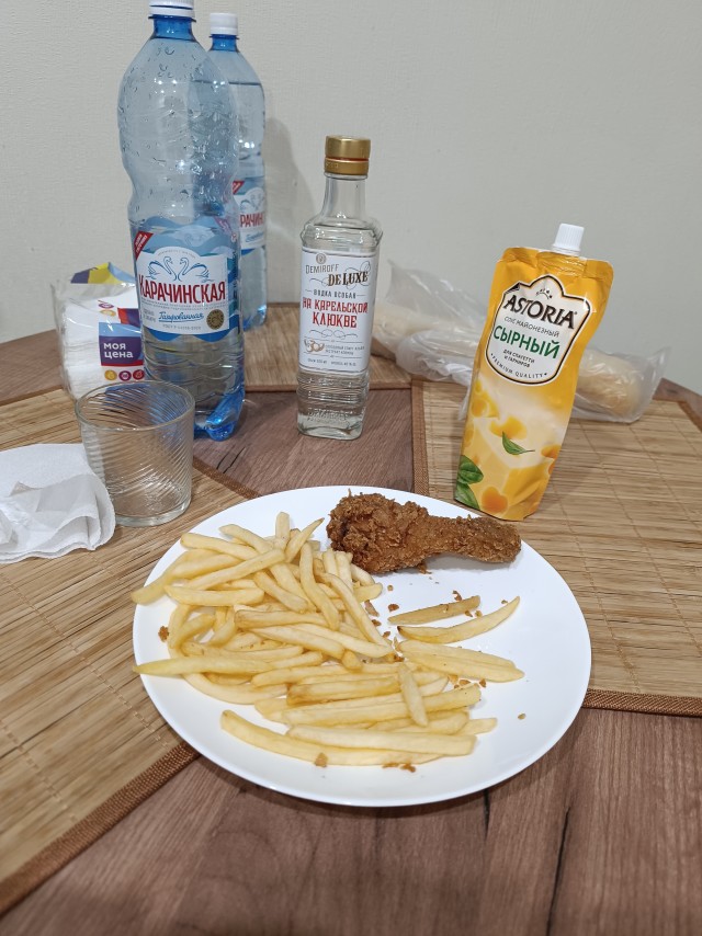 Вот такой нехитрый ужин))!