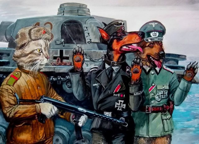 Ватник, наклейка на авто