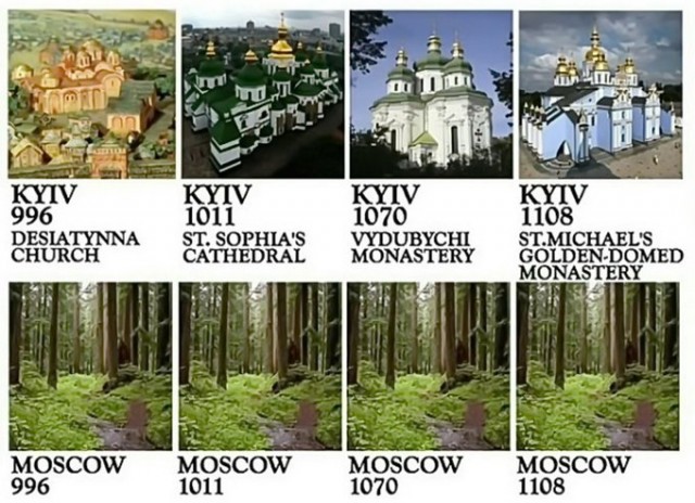 Территория Украины.Версия Российского Телевидения