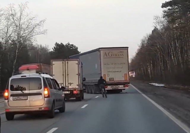 Фуровод в состоянии опьянения исполняет на дороге