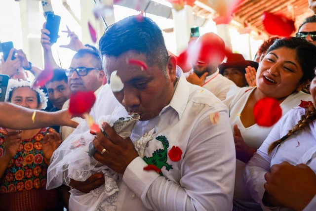 Свадьба с самкой  крокодила !