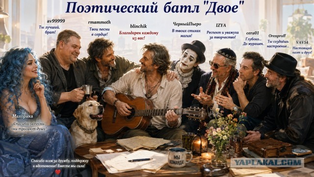 Двое, поэтический батл