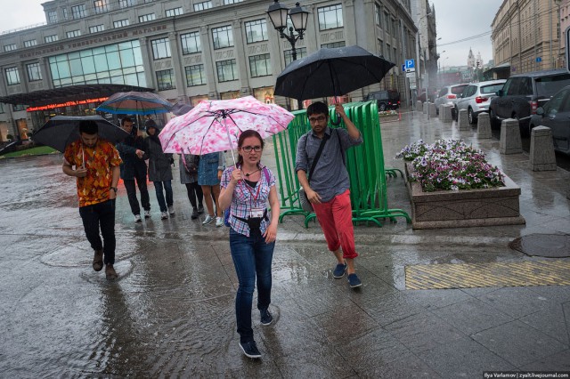 Москву затопило