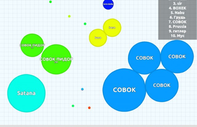 Симулятор жизни: agar.io