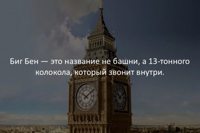40 интересных фактов в картинках.