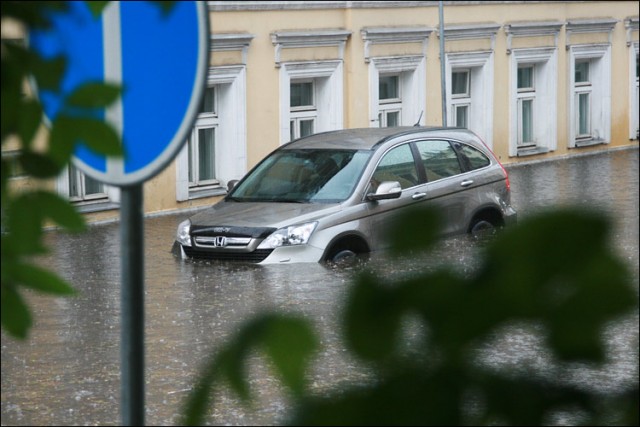 Москва. Потоп.