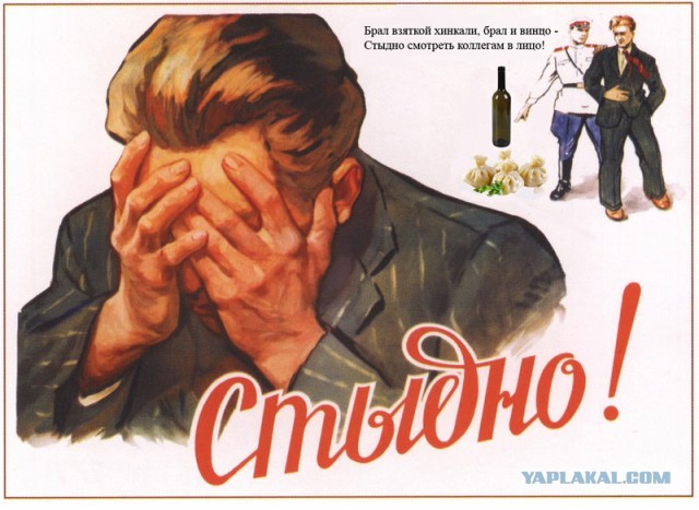 Начальник отдела полиции брал взятки хинкали и салатом с огурцами