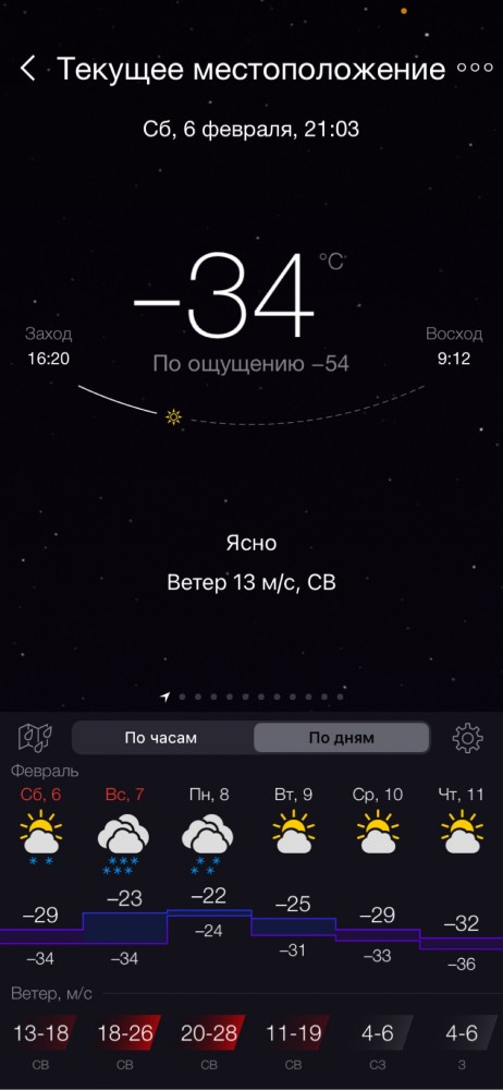 Разные представления о холоде