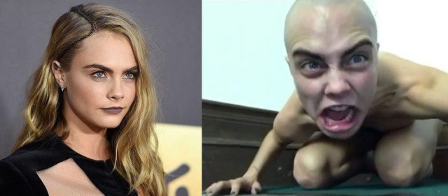 Веселые фото девушек «до и после»
