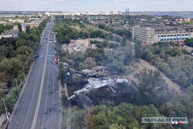 В Волгограде взорвалась газовая заправка
