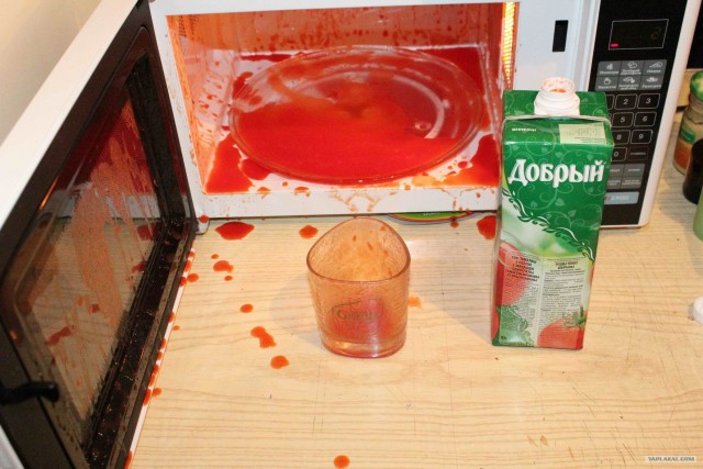 Эксперимент с микроволнами