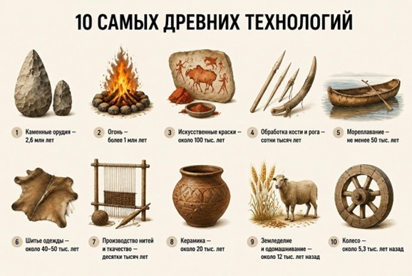 10 самых древних технологий