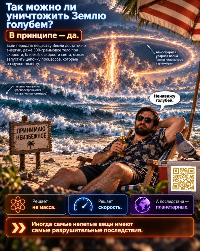 Можно ли голубам разрушить Землю?