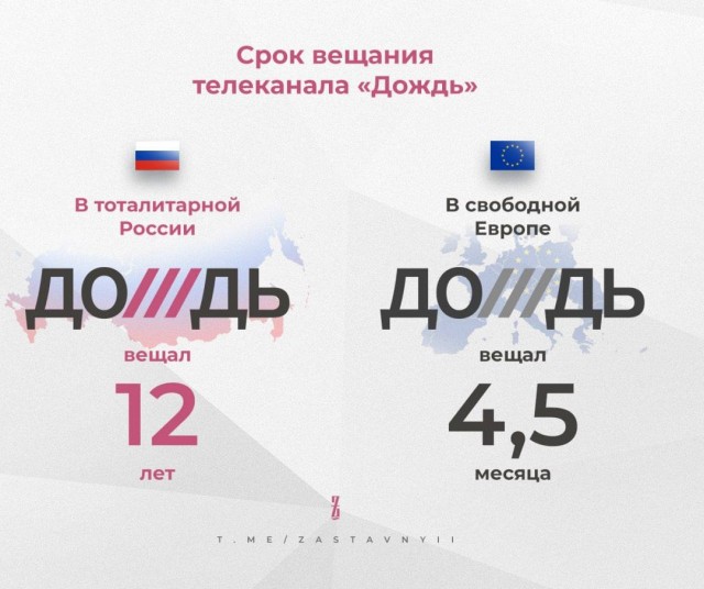 Латвия аннулировала лицензию телеканала Дождь