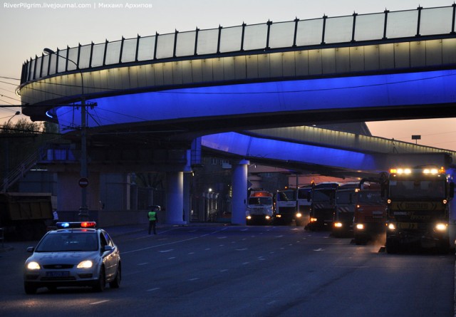 Первый тренировочный парад на Красной Площади