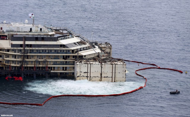 Лайнер Costa Concordia: взгляд изнутри