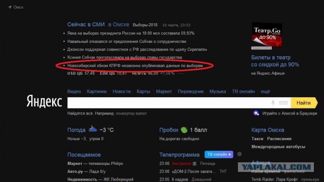 Видеотрансляция выборов 2018