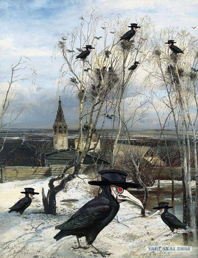 «Грачи прилетели» Саврасова