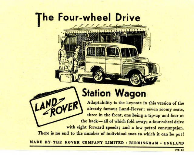 1949 Land Rover Series I Station Wagon. Автопятница №67.