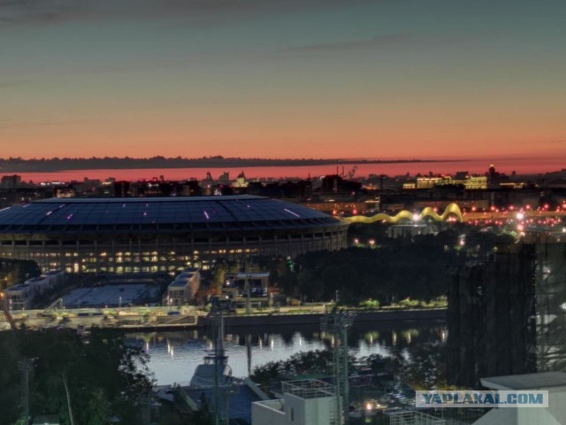 Самый патриотический рассвет на Смотровой )))