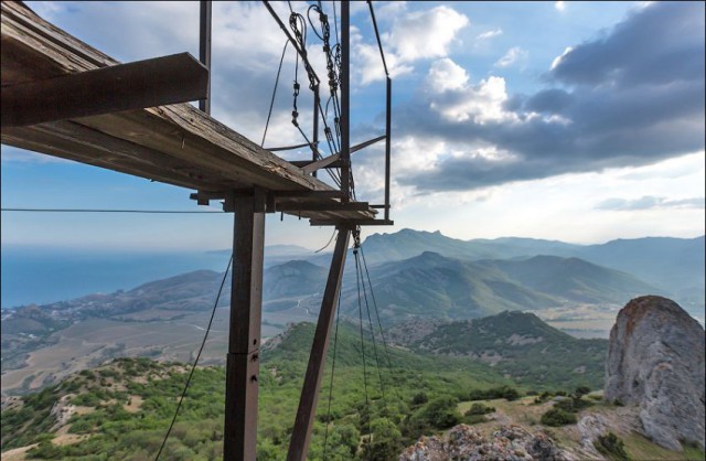 Там,где висела искусственная Луна. Остров Крым