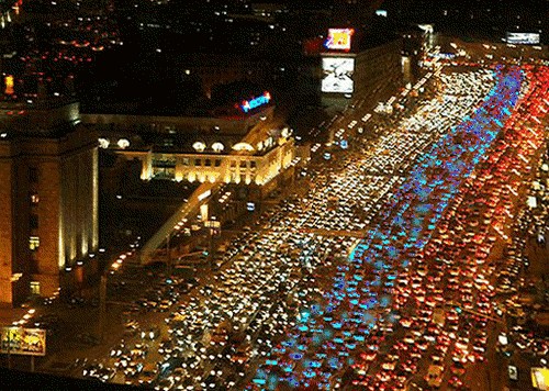 "Красота и очарование" московских пробок