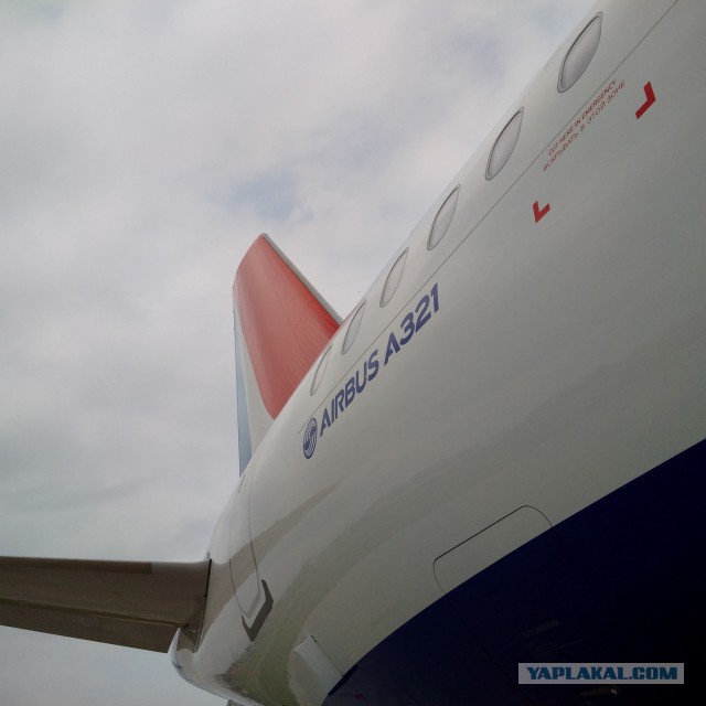 Прилет новенького Airbus 321 во Внуково