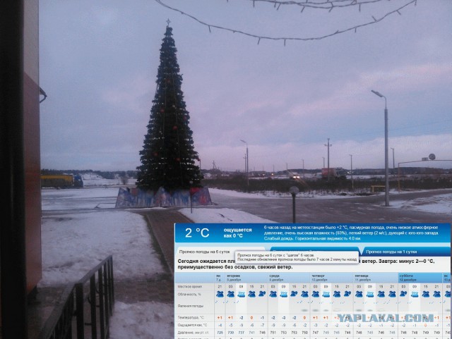 А какая погода в Вашем городе 7 декабря ?