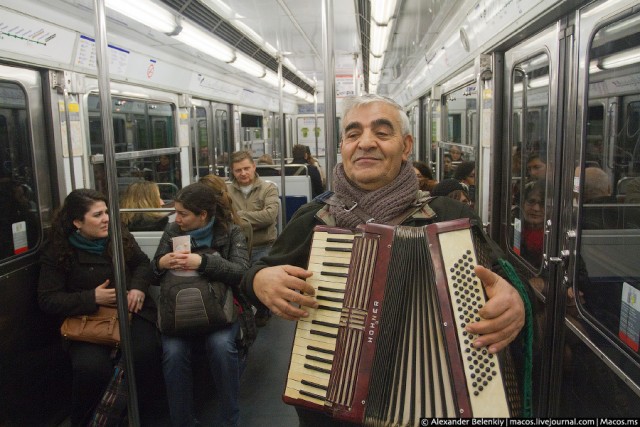 Парижский метрополитен.