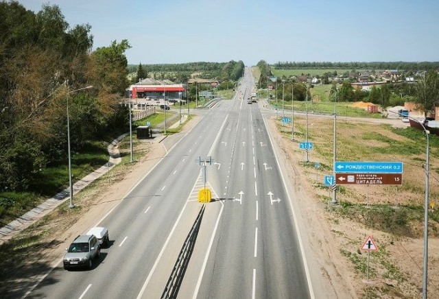 Свыше 24 километров трассы М-2 «Крым» расширили до четырёх полос движения