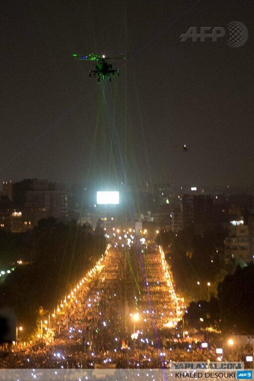 Египтяне слепят лазером