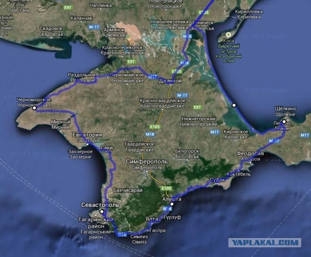 Вокруг Крыма на оппозите