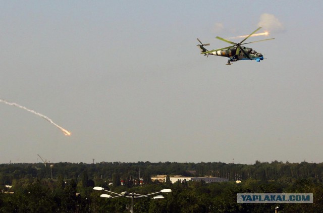 Горящий Донбасс в фотографиях