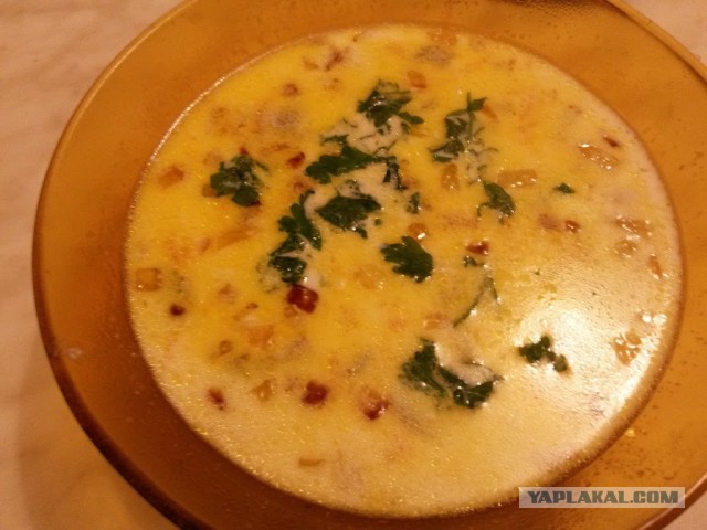 Суп молочный с грибами бабушкин