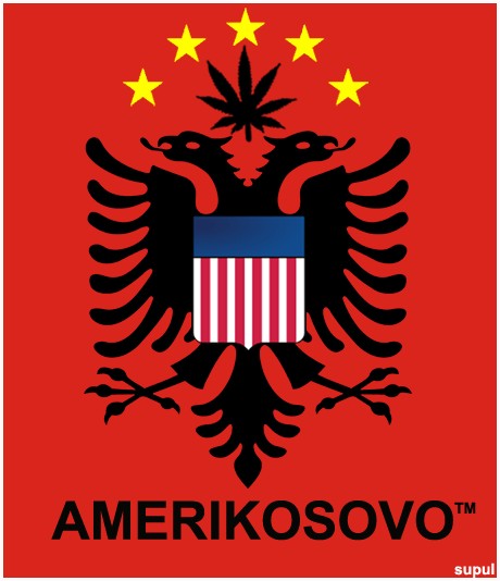 Фотожаба: Косово - Новый флаг новой "страны"