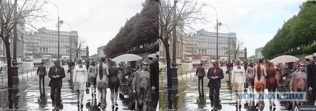 Художница раскрасила чёрно-белые известные исторические фотографии