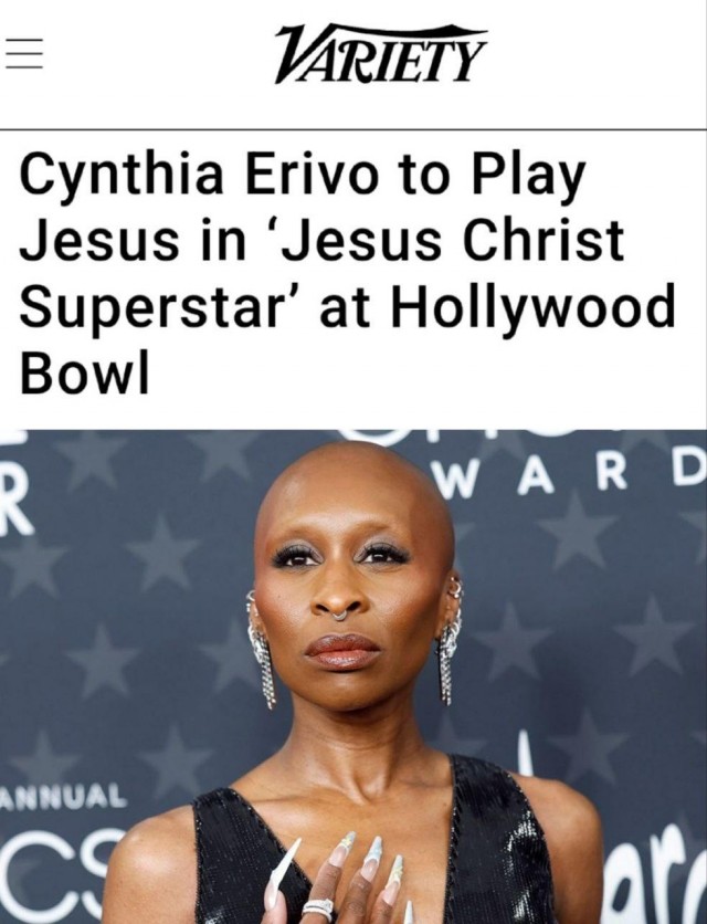 Синтия Эриво сыграет Иисуса