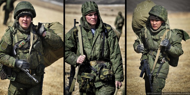 Тактические учения отдельной бригады ВДВ РФ