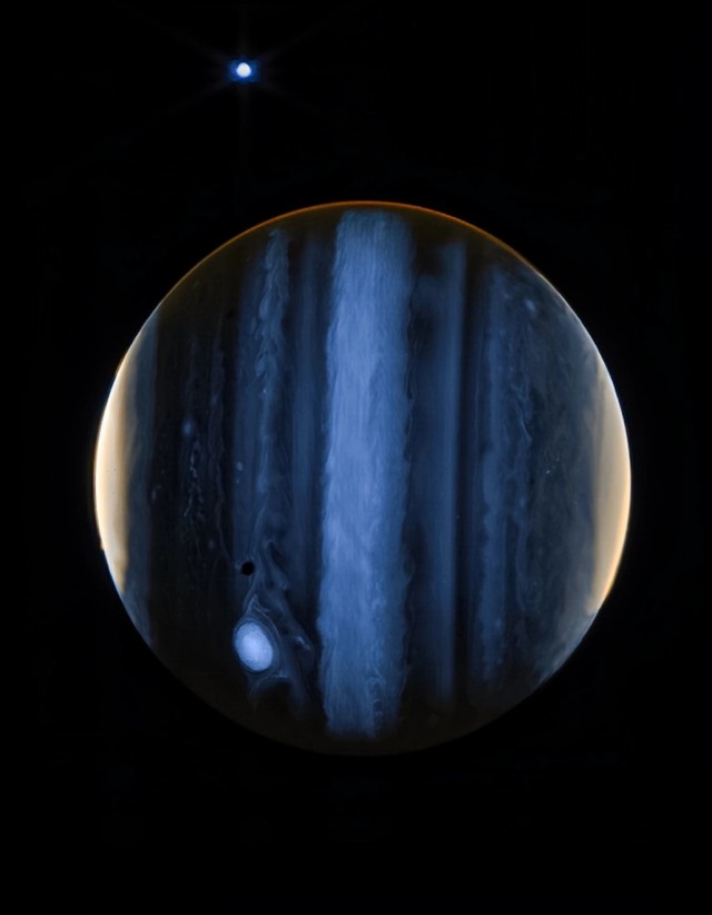 Юпитер на новом снимке Уэбба