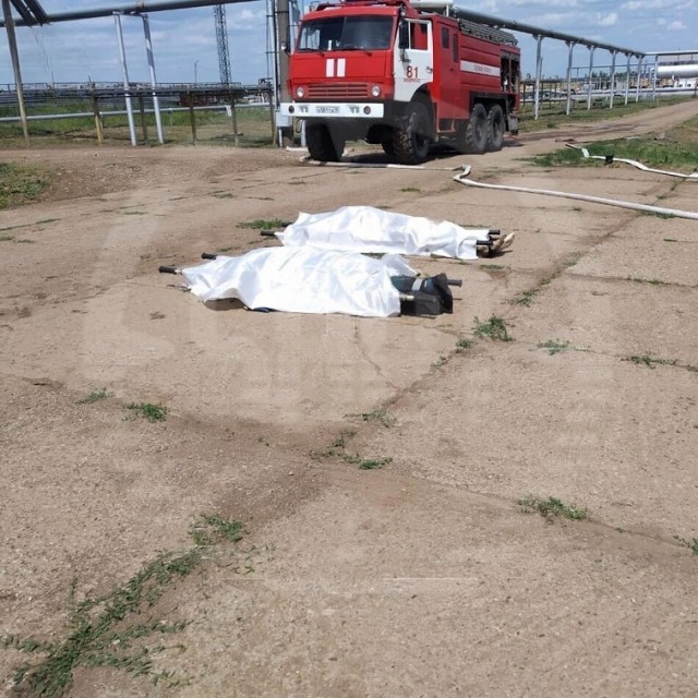 Два человека погибли при взрыве на пожарной установке нефтегазодобывающего управления "Елховнефть" в Татарстане