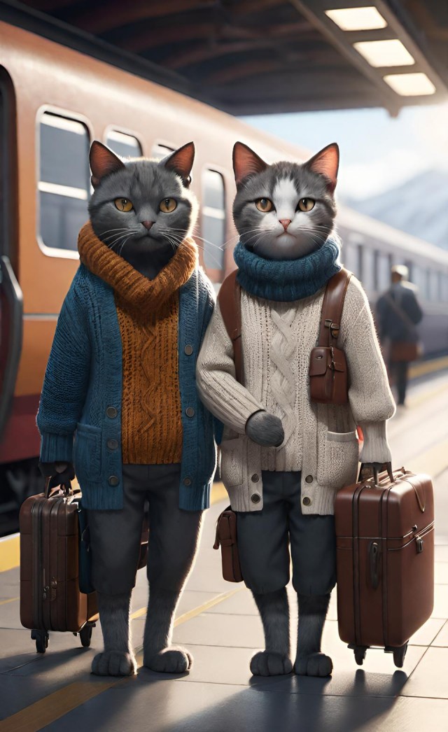 Котовторник глазами ИИ
