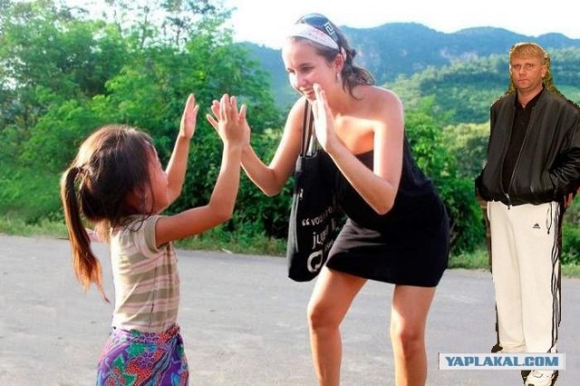 Фотожаба: любопытный парень