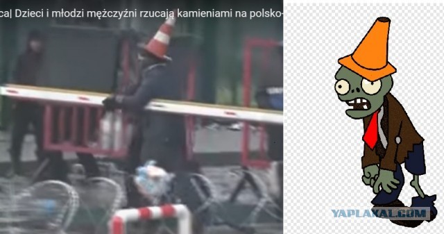 Видео от поляков с погранперехода Брузги