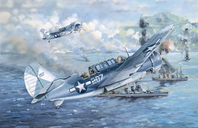 Curtiss SB2C Helldiver. Скотина US NAVY.