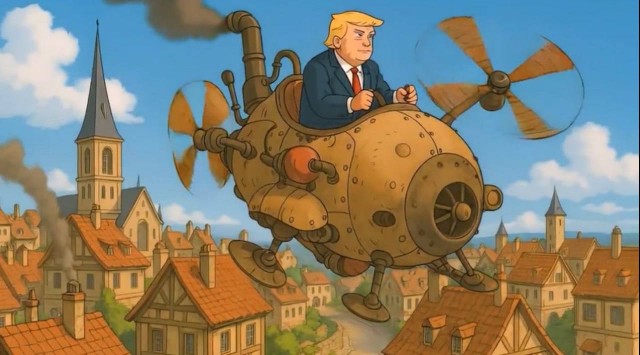 Аниме про Трампа в стиле Хаяо Миядзаки вышло в сети